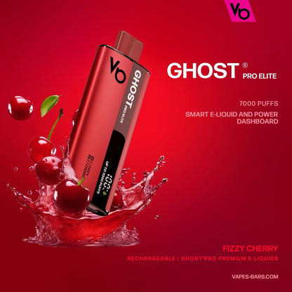 Red Ghost Pro Elite vape device with cherries