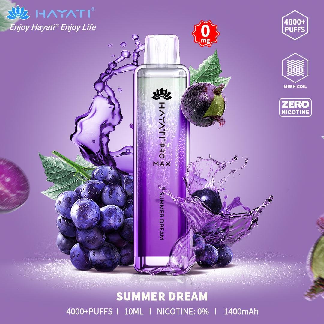 Hayati Pro Max 4000+ Puffs ZERO Nicotine