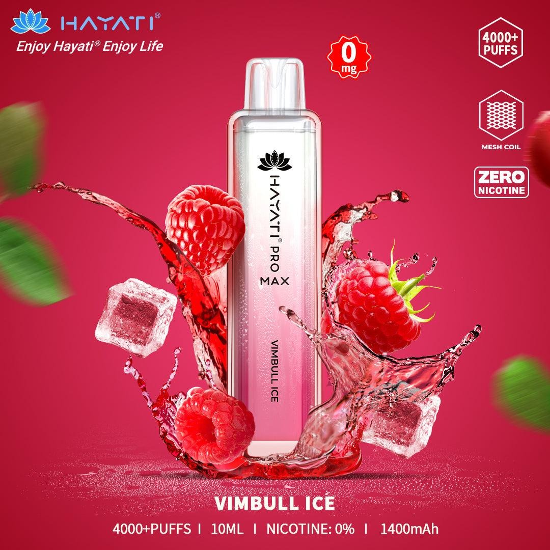 Hayati Pro Max 4000+ Puffs ZERO Nicotine