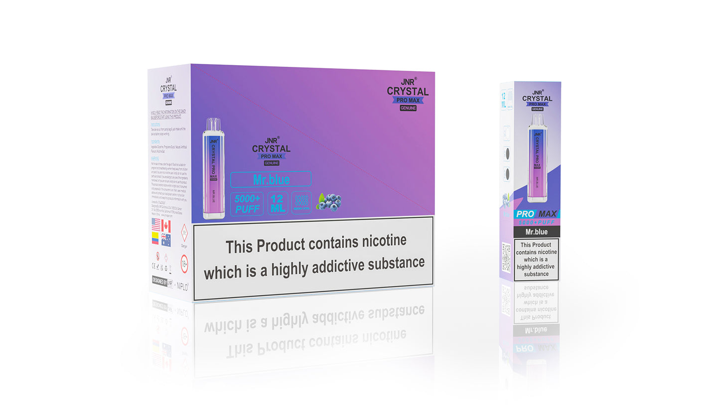 JNR Crystal Pro Max 5k Disposable Vape Device | Best Price | UK - vapeswholesale