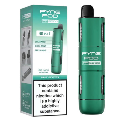 PYNE POD PP6000 6IN1 DISPOSABLE VAPE| Best Price | UK | Vapes Wholesale