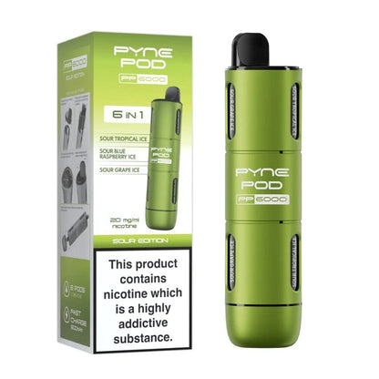 PYNE POD PP6000 6IN1 DISPOSABLE VAPE| Best Price | UK | Vapes Wholesale