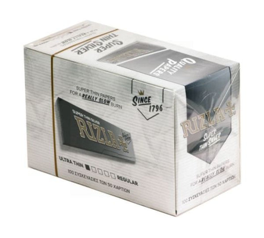 Rizla Super Thin Silver | Box of 100
