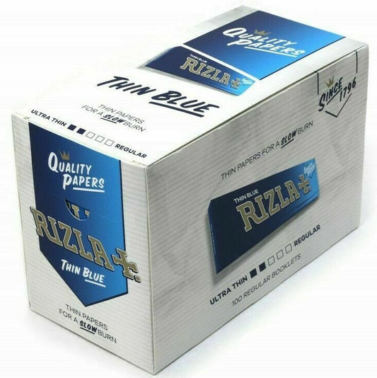 Rizla Thin Blue | Box of 100