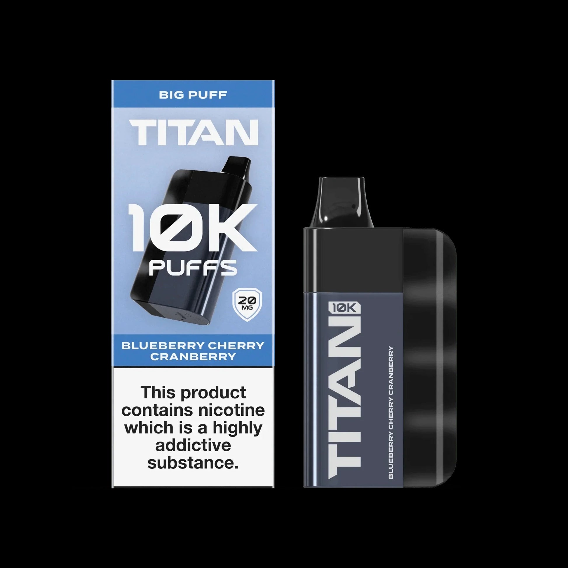 Titan 10K Puffs Prefilled Vape Pod Kit Box of 5 Titan 10K Puffs Prefilled Vape Pod Kit Box of 5