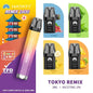 Hayati Remix 2400 disposable vape device with four vape pod flavors, Tokyo Remix pack, UK compliant