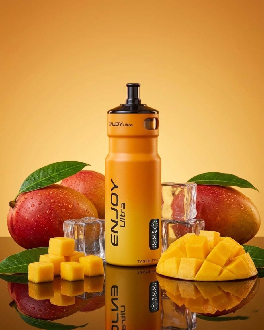 Enjoy Ultra Refillable Vape Kit 9000 Puffs 20mg - Triple Mango