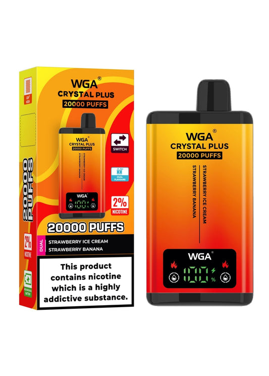 WGA Crystal Plus 20000 Puffs Disposable Vape | Best Price | UK | Vapes Wholesale - vapeswholesale