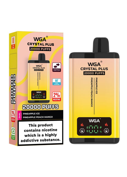 WGA Crystal Plus 20000 Puffs Disposable Vape | Best Price | UK | Vapes Wholesale - vapeswholesale