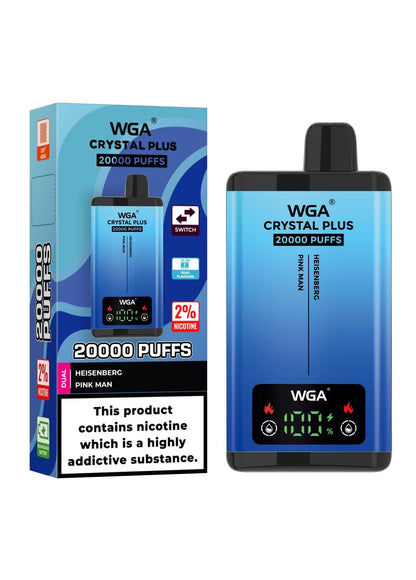 WGA Crystal Plus 20000 Puffs Disposable Vape | Best Price | UK | Vapes Wholesale - vapeswholesale