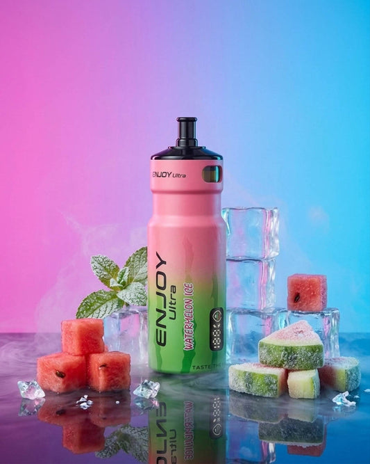 Enjoy Ultra Refillable Vape Kit 9000 Puffs 20mg - Watermelon Ice