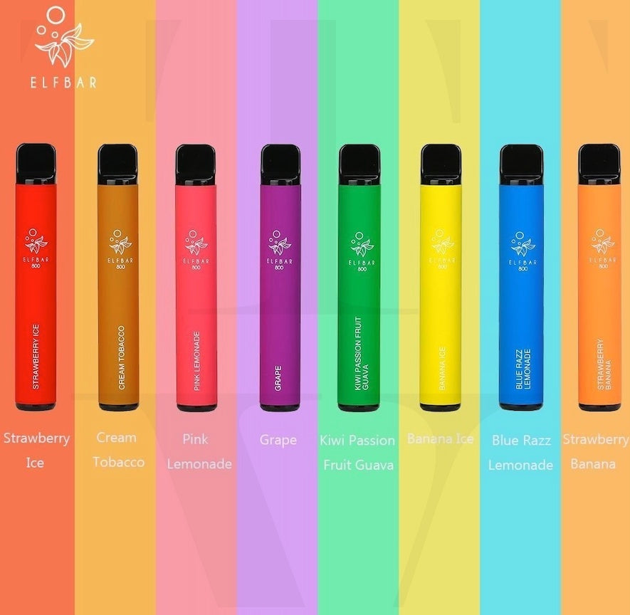 Elf Bar 600 Puffs Disposable Pod Device - vapeswholesale