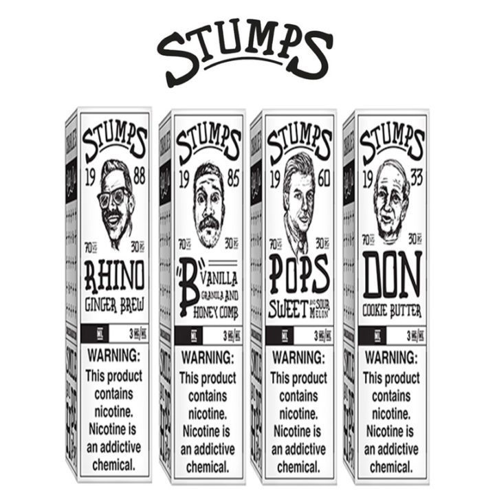 Charlie's Chalk Dust: Stumps Series 50ml Shortfill - vapeswholesale