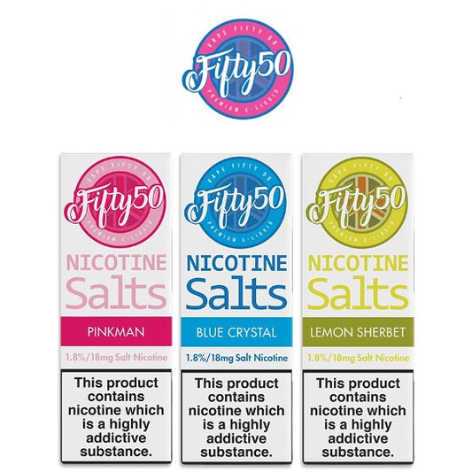 Fifty 50: Nic Salt in 18mg - vapeswholesale