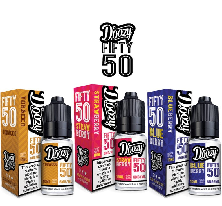 Doozy Vape Co: 10ml 50/50 - vapeswholesale