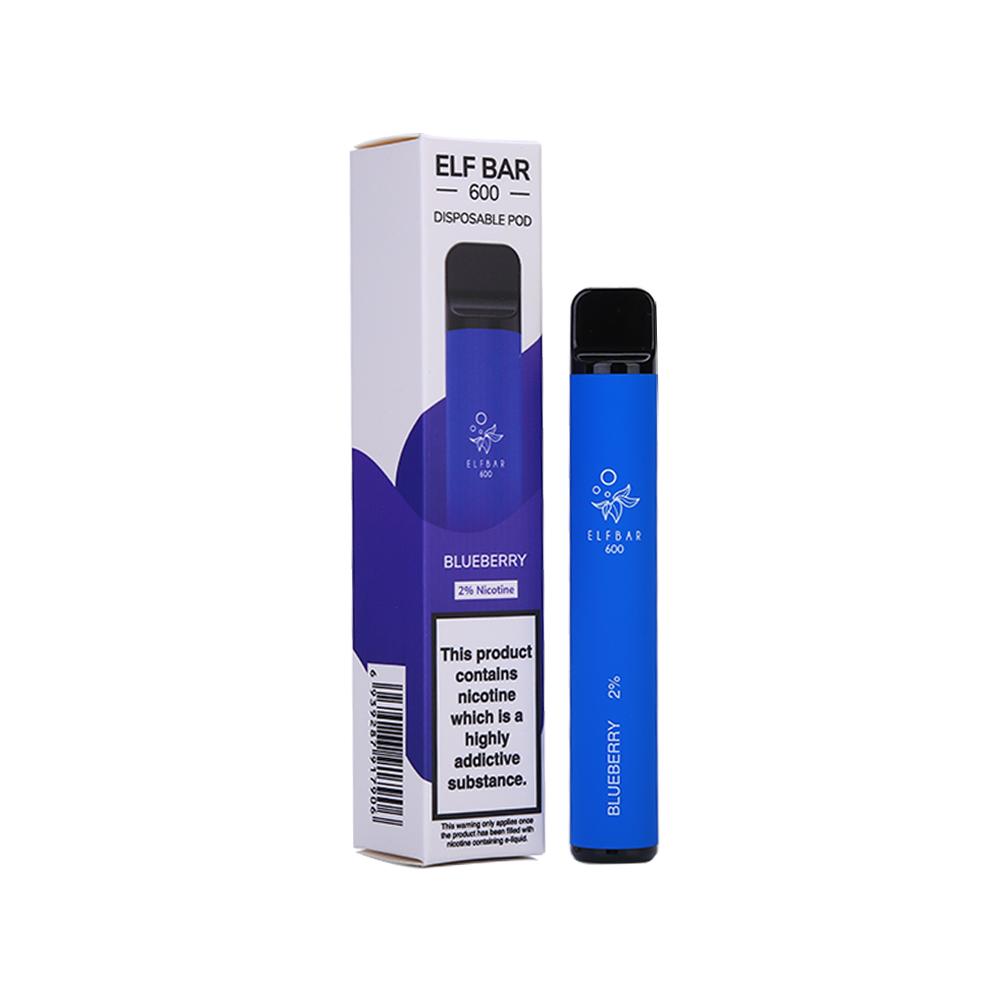 Elf Bar 600 Puffs Disposable Pod Device - vapeswholesale