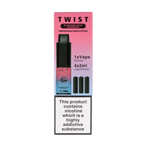 Happy Vibes Twist 2400 Disposable Vape - vapeswholesale