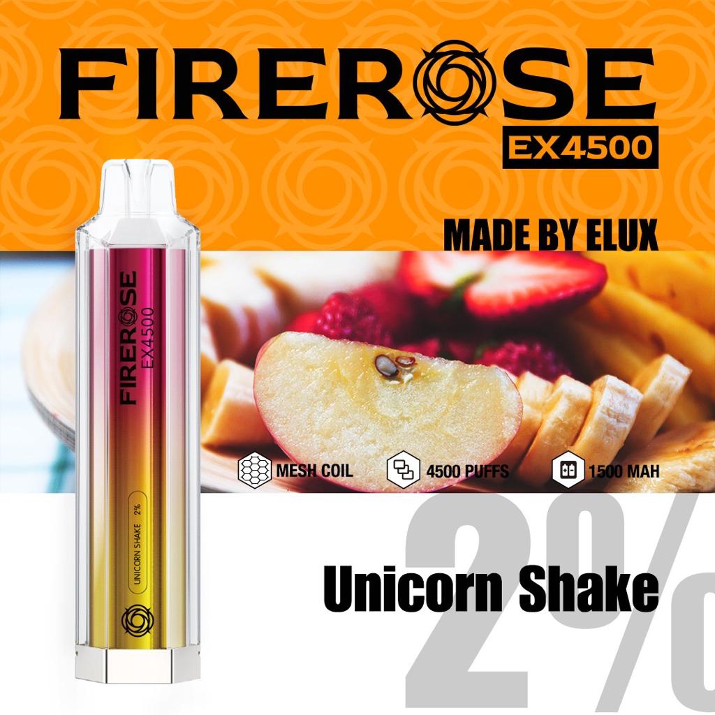 Elux Firerose EX4500 Disposable Vape Elux Tech *NEW* - vapeswholesale