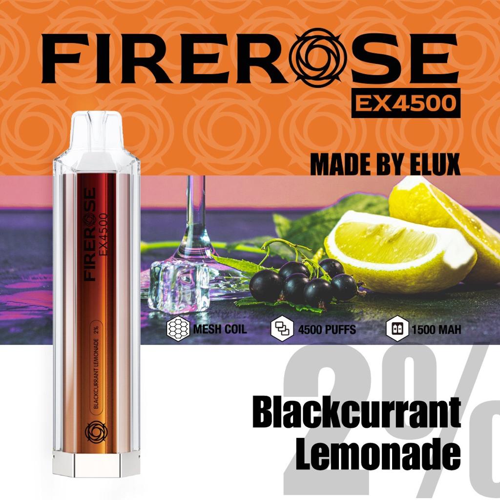 Elux Firerose EX4500 Disposable Vape Elux Tech *NEW* - vapeswholesale