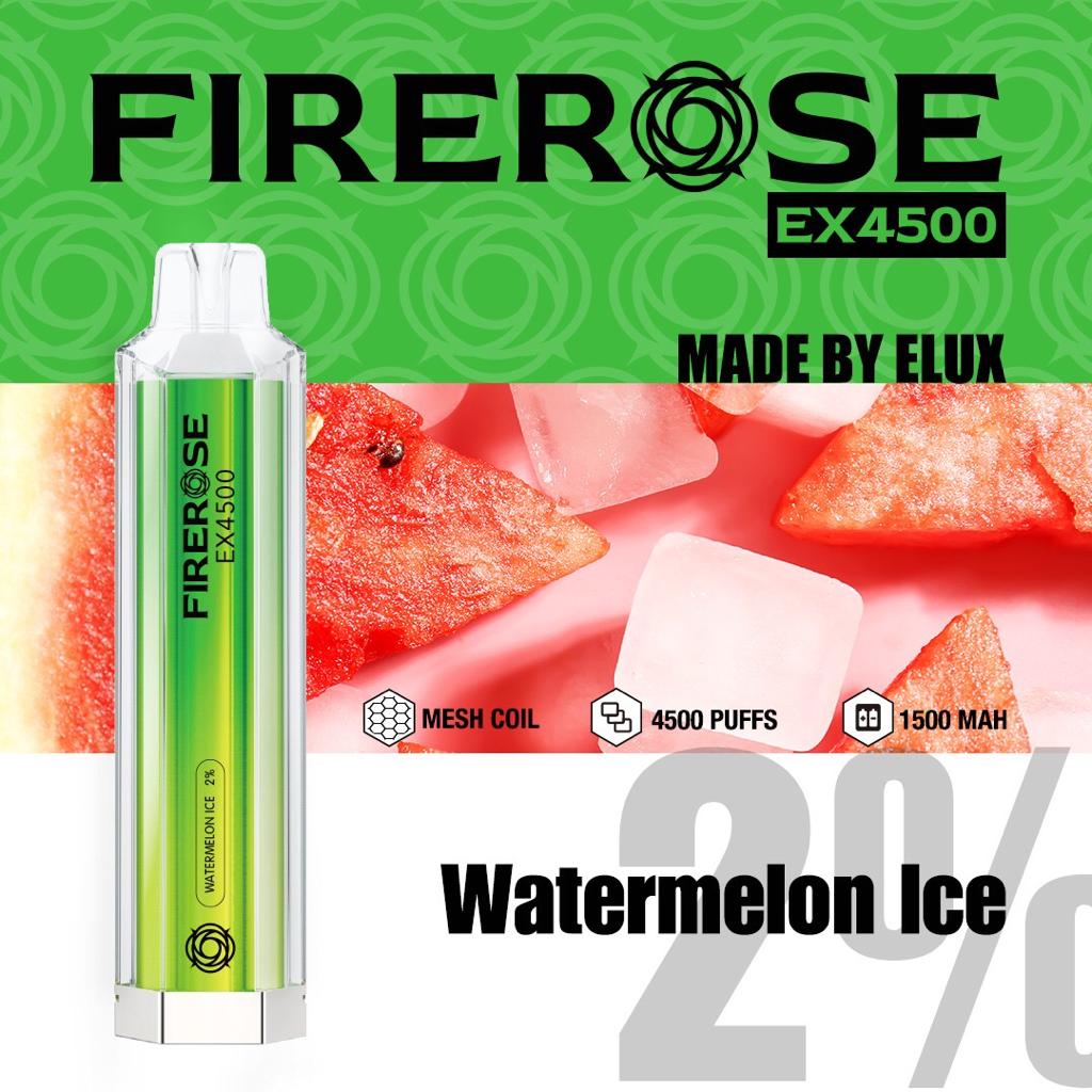 Elux Firerose EX4500 Disposable Vape Elux Tech *NEW* - vapeswholesale