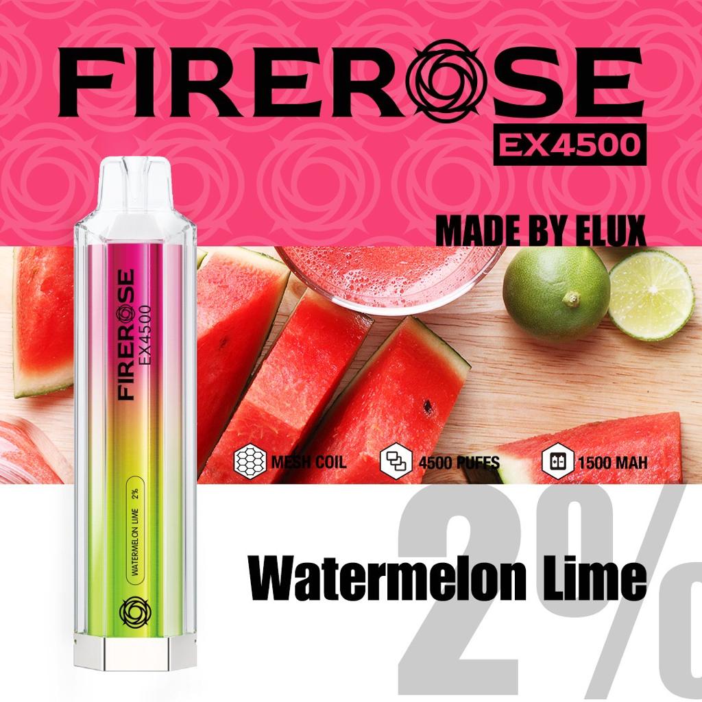 Elux Firerose EX4500 Disposable Vape Elux Tech *NEW* - vapeswholesale