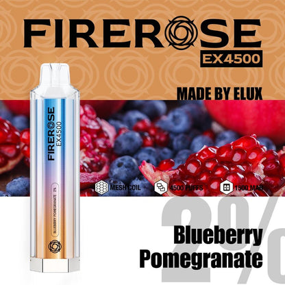 Elux Firerose EX4500 Disposable Vape Elux Tech *NEW* - vapeswholesale