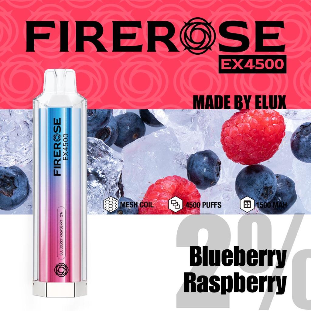 Elux Firerose EX4500 Disposable Vape Elux Tech *NEW* - vapeswholesale