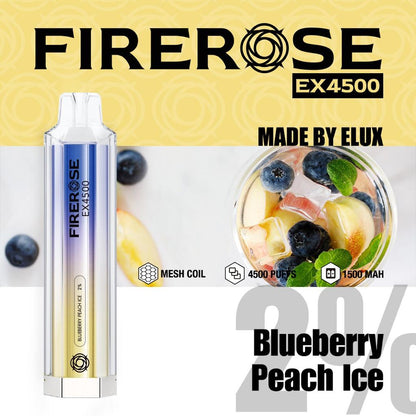 Elux Firerose EX4500 Disposable Vape Elux Tech *NEW* - vapeswholesale