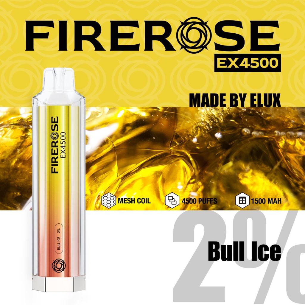 Elux Firerose EX4500 Disposable Vape Elux Tech *NEW* - vapeswholesale