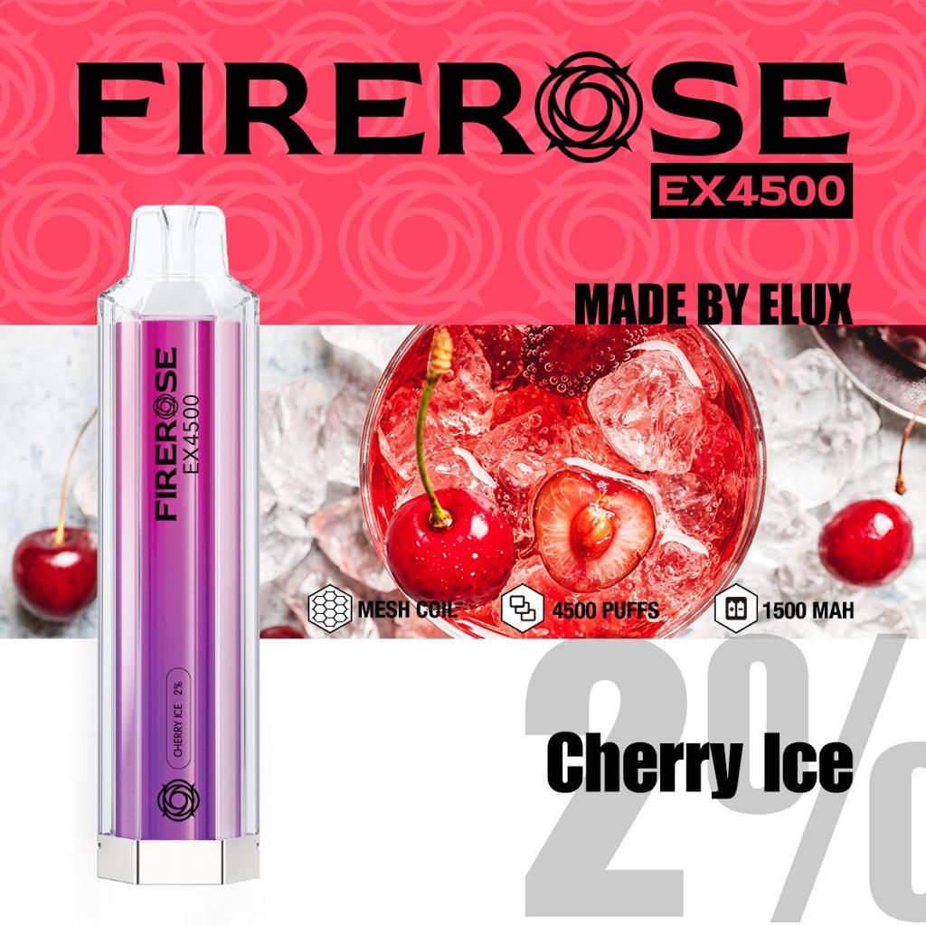 Elux Firerose EX4500 Disposable Vape Elux Tech *NEW* - vapeswholesale