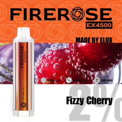 Elux Firerose EX4500 Disposable Vape Elux Tech *NEW* - vapeswholesale