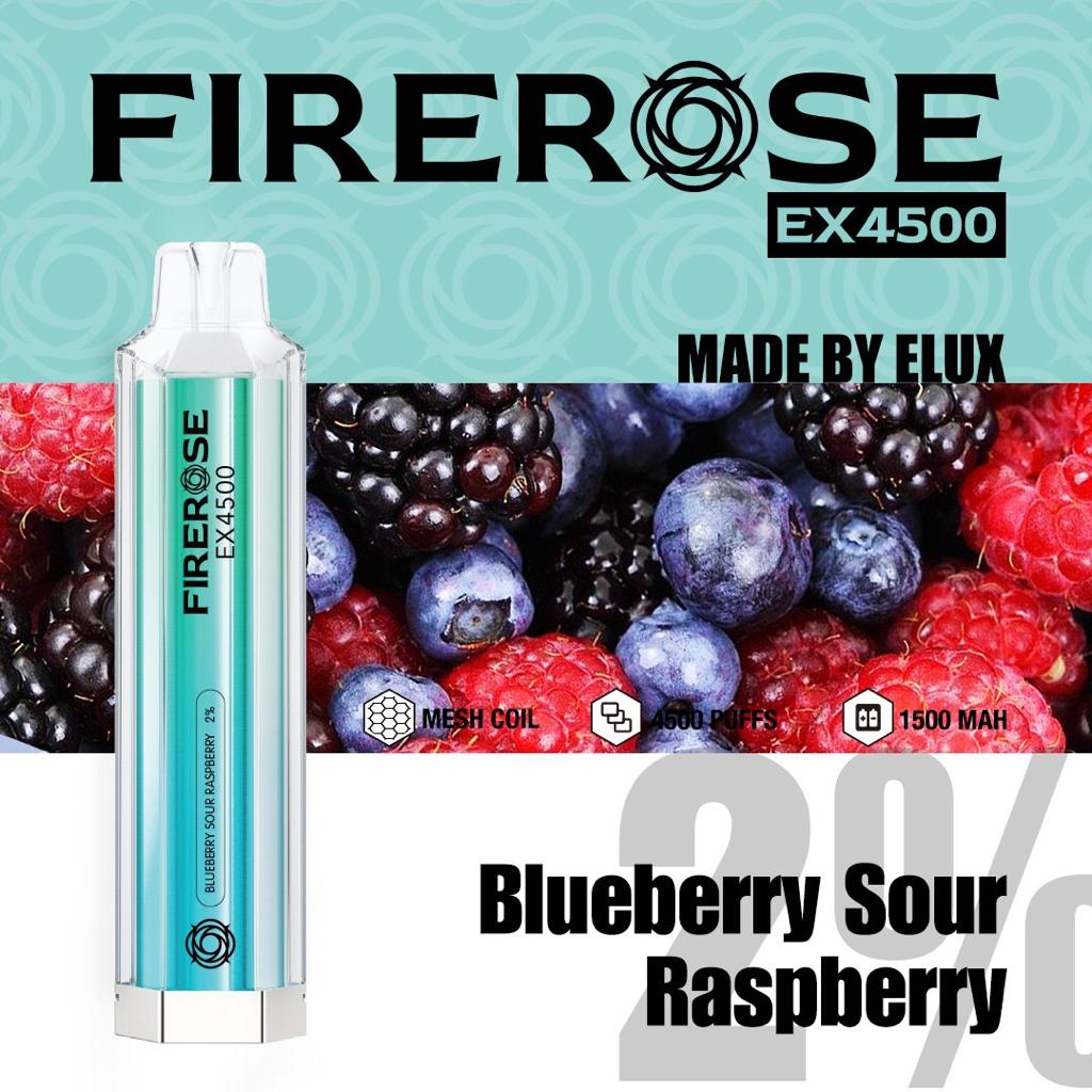 Elux Firerose EX4500 Disposable Vape Elux Tech *NEW* - vapeswholesale