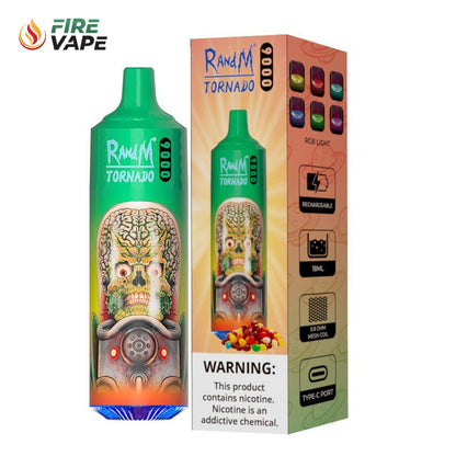 RandM 9 k Tornado Disposable Vape - vapeswholesale