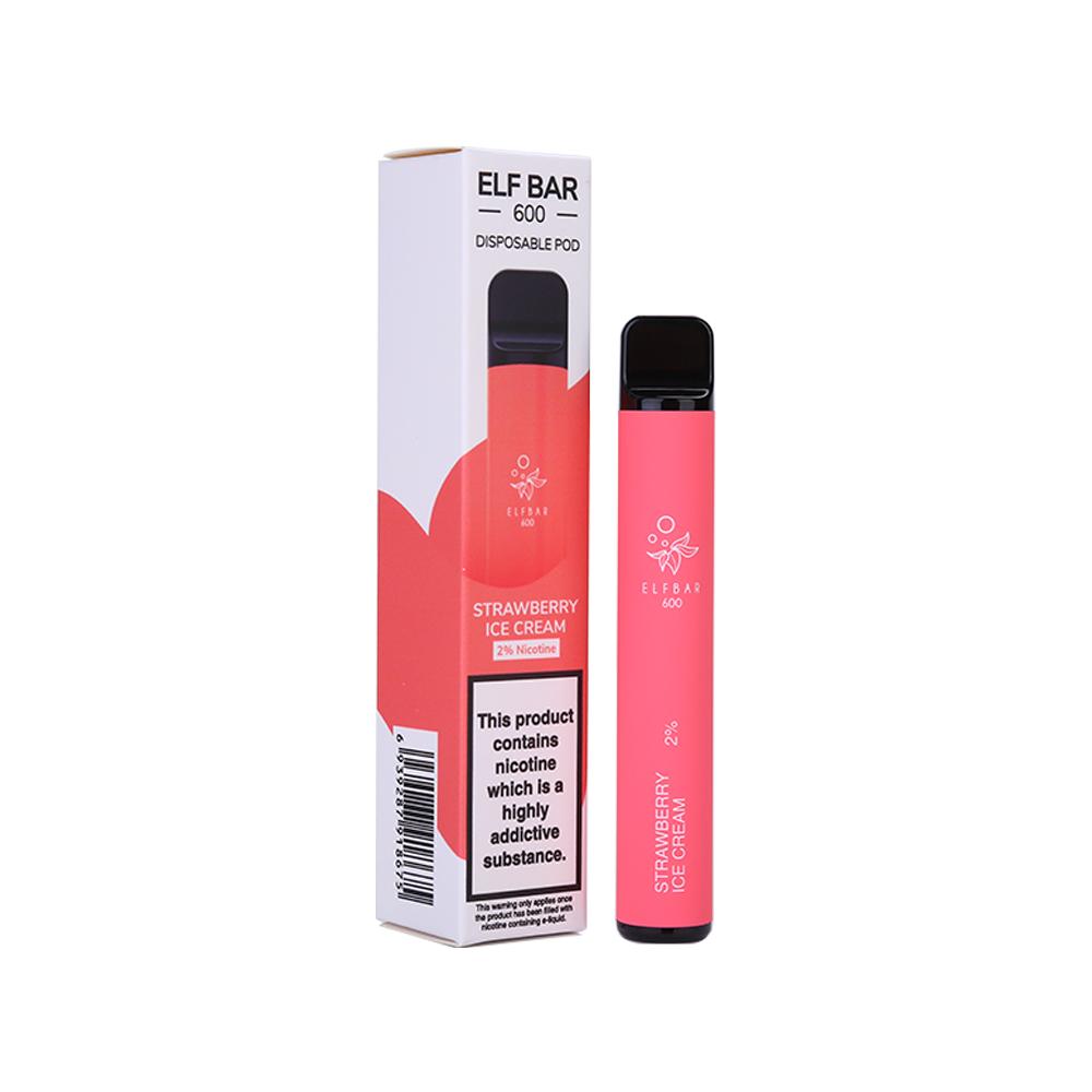 Elf Bar 600 Puffs Disposable Pod Device - vapeswholesale