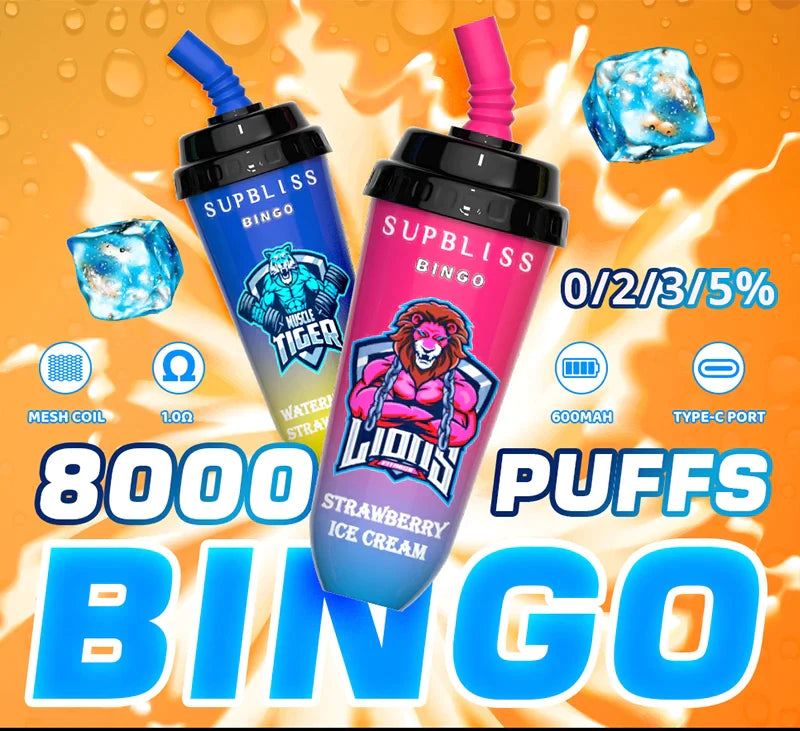 SUPBLISS BINGO 8000 | Disposable Vape | 10 Pcs - vapeswholesale