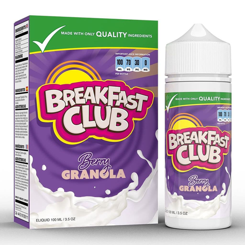 Breakfast Club: 100ml Shortfill - vapeswholesale