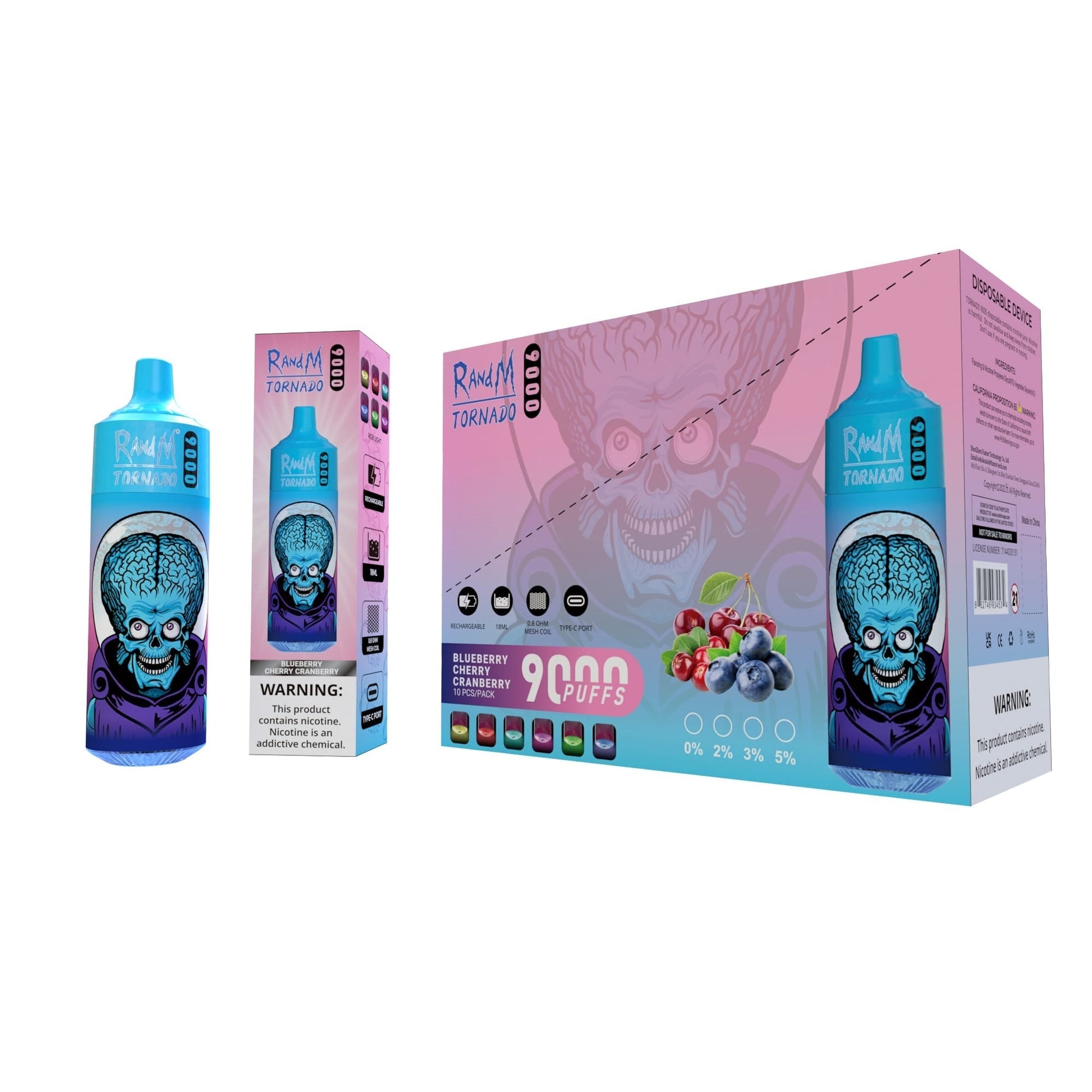 RandM 9 k Tornado Disposable Vape - vapeswholesale