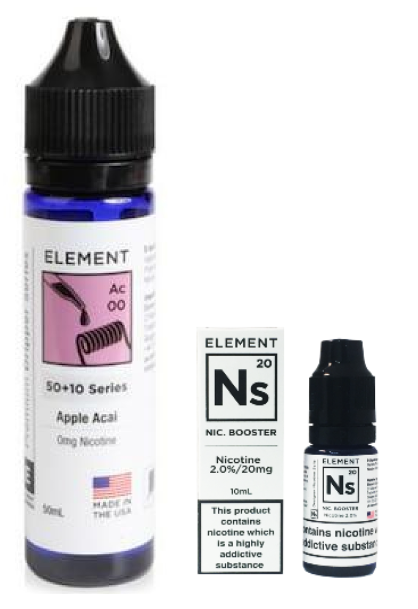 Element 50ml ShortFill E-Liquid - vapeswholesale