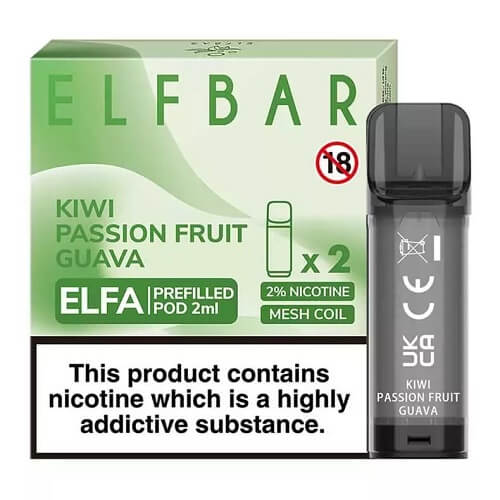 Box of 10 Elf Bar Elfa Pre-Filled Pods - vapeswholesale