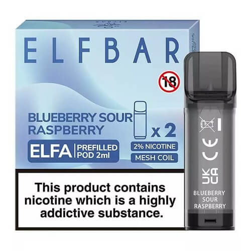 Box of 10 Elf Bar Elfa Pre-Filled Pods - vapeswholesale