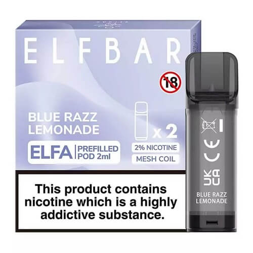 Box of 10 Elf Bar Elfa Pre-Filled Pods - vapeswholesale