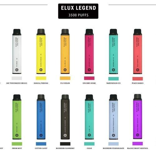 ELUX Legend 3500 Disposable Pod Device | 20MG Pack of 10Pcs - vapeswholesale