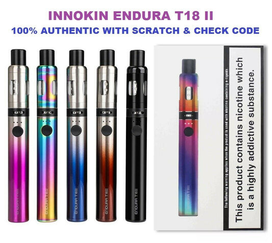 Innokin Endura T18II Vape Kit Pen 1300mAh Built-in Battery T18 - vapeswholesale