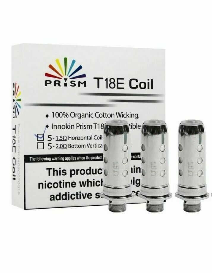 Innokin T18E COILS Prism Endura Replacement Coil Heads 1.5ohm UK SELLER - vapeswholesale