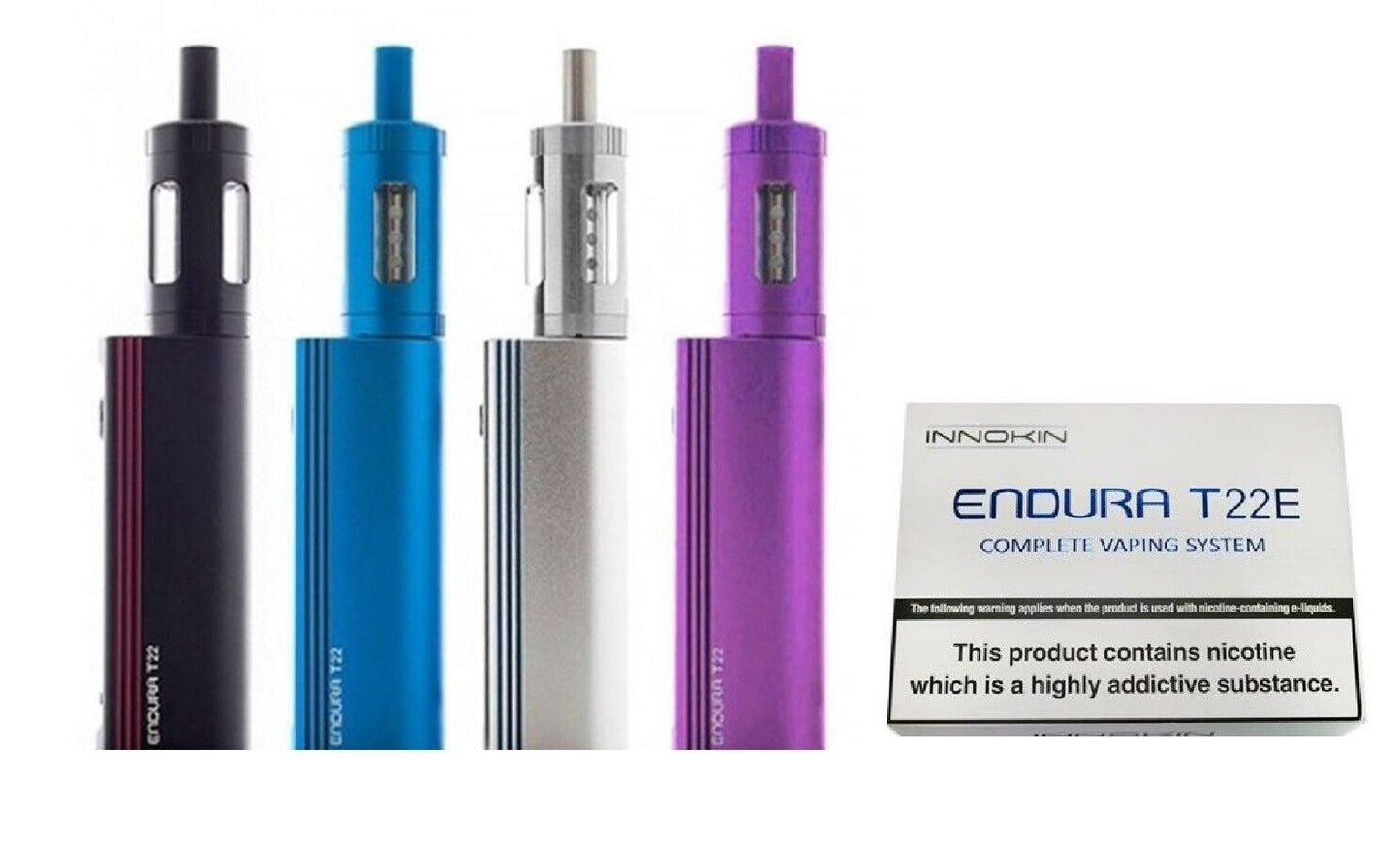 Innokin Endura T22E MOD Starter Kit Authentic Prism Tank T22 E Shisha Vape Pen - vapeswholesale