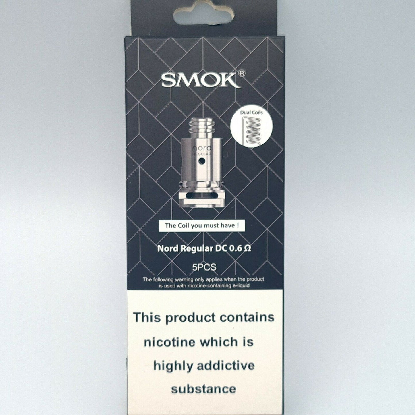 SMOK Nord Coils Regular DC 0.6 Mesh 0.8 CERAMIC Mesh MTL Nord Pod Dual Coils - vapeswholesale