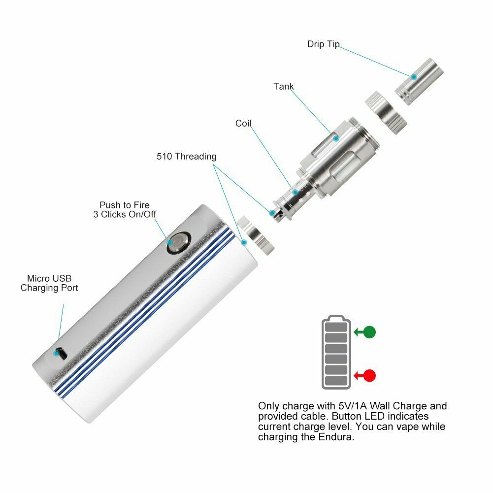 Innokin Endura T22E MOD Starter Kit Authentic Prism Tank T22 - vapeswholesale