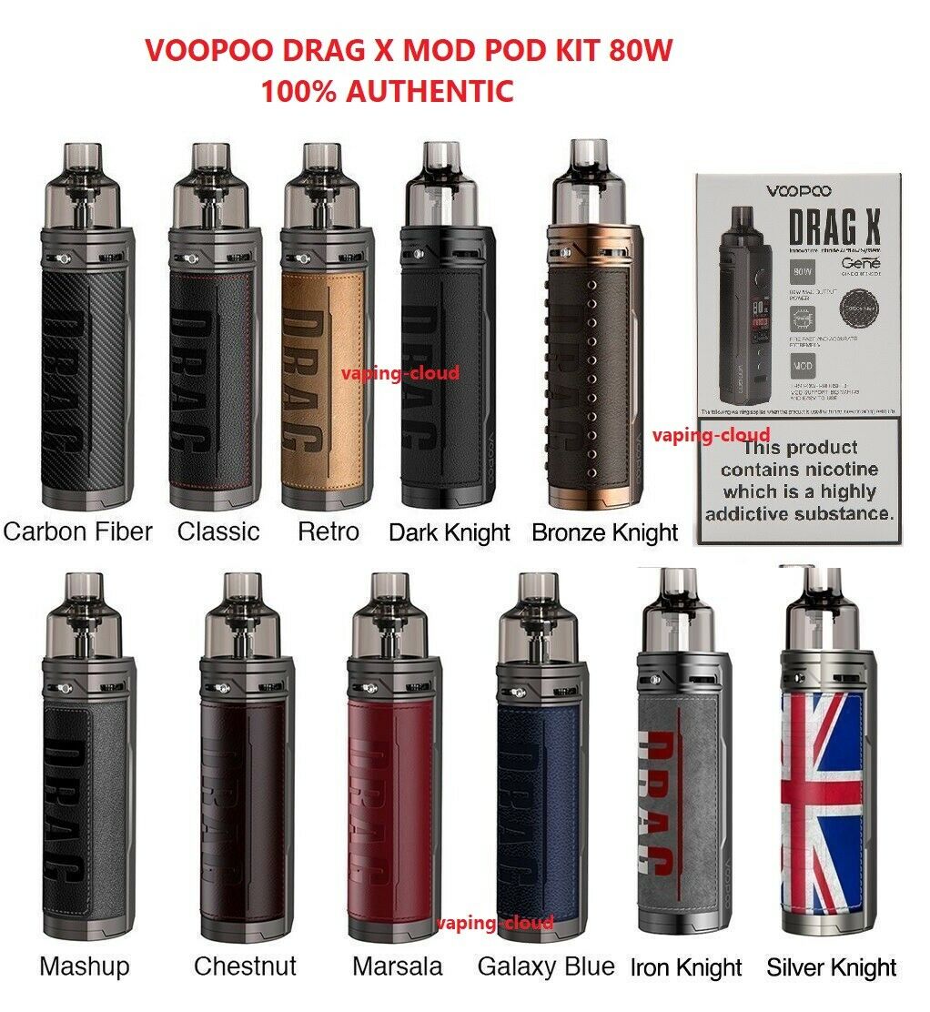 VooPoo Drag X Pod Vape Kit - vapeswholesale