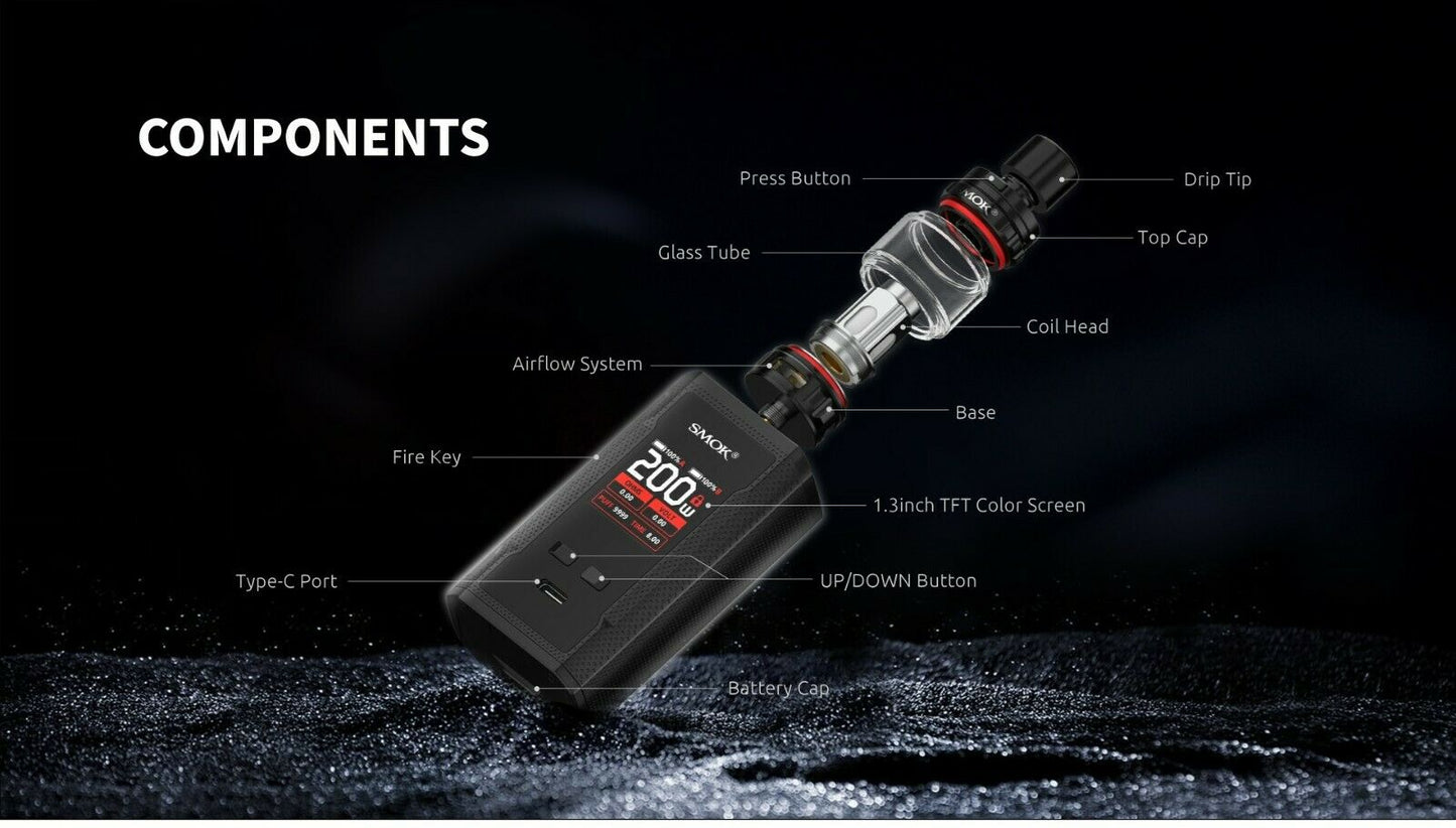 Smok R-Kiss 2 Mod Kit 200W 2ml Tank VAPE MOD VAPE PEN KIT - vapeswholesale