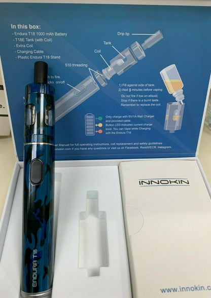 INNOKIN ENDURA T18E VAPE PEN STARTER KIT - vapeswholesale